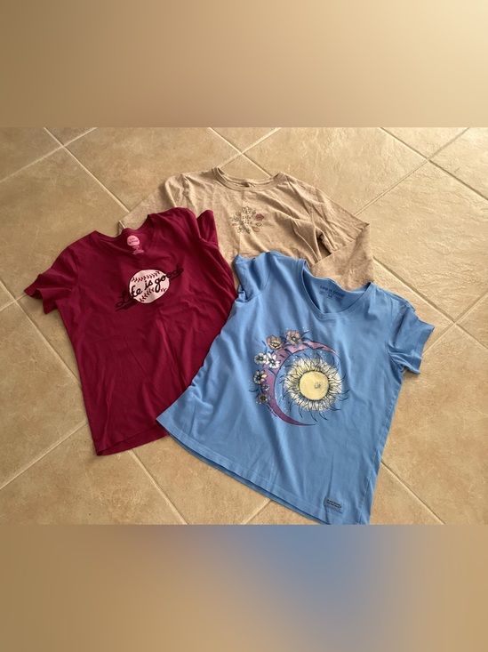 Life Is Good Tops - Life Is Good Women’s Tshirt Bundle Of 3 Size Medium
